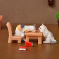 Decorate A Room Cartoon Cute Kitten Resin Crafts Cat Animal Accessories Creative Microlandscape. 