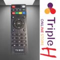 Triple H Tv Box Remote Control Universal KD Light Function Android Smart Tv Box Remote X96Q - X96 Mini - T95H - And All Others.. 