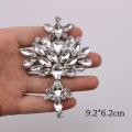 Diamond Beaded Crystal Patches Rhinestone Patches Glue Back Fabric Iron On Beading Applique Decoration Patch. 