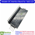 IIC I2C TWI SPI Serial Interface PCF8574T Converter Adapter Board Module for 1602 LCD Display – Reliable Solder-Free Connection by Electrica. 