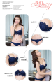 New Sexy Design Bra Set Unique Lace Style With painty Set For Women Padded or Removable Pad Wire Bra For Girls Net Style Underwear (skin, blue, red, black and Green color available We may send any color  size (30 to 38). 