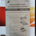 Audio Cassette Head Cleaner & Demagnetizer for Car Home Cassette Players. 