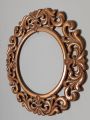 Round Carved Wooden Mirror / Wall Decoration Mirror / Decent Deco. 