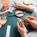 Thickened Self Healing Cutting Mat, A4 Rotary Cutting Sewing Mat for Crafts, Double Sided 5-Ply Table Cutting Board for Fabric Quilting Leather Arts Hobby Project, Green. 