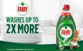 Fairy Original Washing Up Liquid Green with Liftaction, 780ml Liquid Dishwasher. 