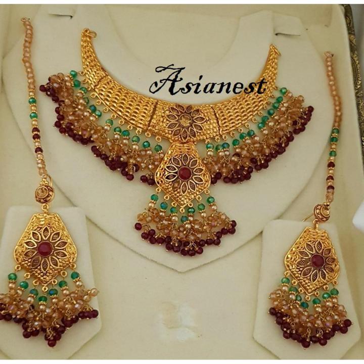 Gold Plated Necklace set