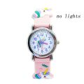 High Quality Unicorn Watch Soft Silicone Strap Kids Watch for Boy Girl Birthday Gift Toy Clock Children's Watches. 