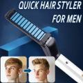 Beard & Hairs Styling/Straightening Comb.For Men Ionic Hair Brush Straightener.. 
