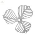 20pcs Metal Hollow End Flower Bead Caps 30mm DIY Jewelry Findings. 