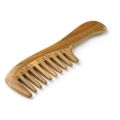 OYPFXMI-Wide Tooth Natural Sandalwood Hair Comb- No Static Wooden Detangling Comb with Smooth Handle for Thick Curly Wavy Hair. 