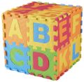 Large Interlocking ABC & 123 Foam Play Mat for Toddlers - Educational, Non-Toxic, Extra Thick Puzzle Tiles for Baby Floor. 