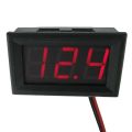 Mini Digital LED Display Voltage Meter Wire Volt Meter DC voltmeter 4 to 30 DC Volts. 