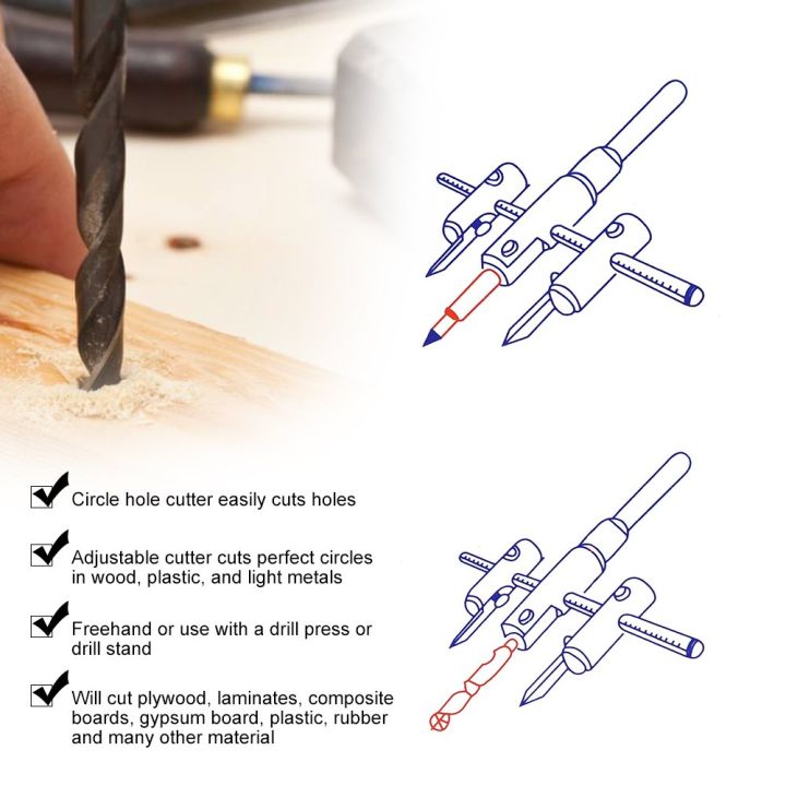 120/200/300mm%20Adjustable%20Circle%20Hole%20Saw%20Cutter,%20Wood%20Drywall%20Drill%20Bit%20Saw%20Round%20Cutting,%20Woodworking%20Twist%20Hole%20DIY%20Tools%20-%20Image%204