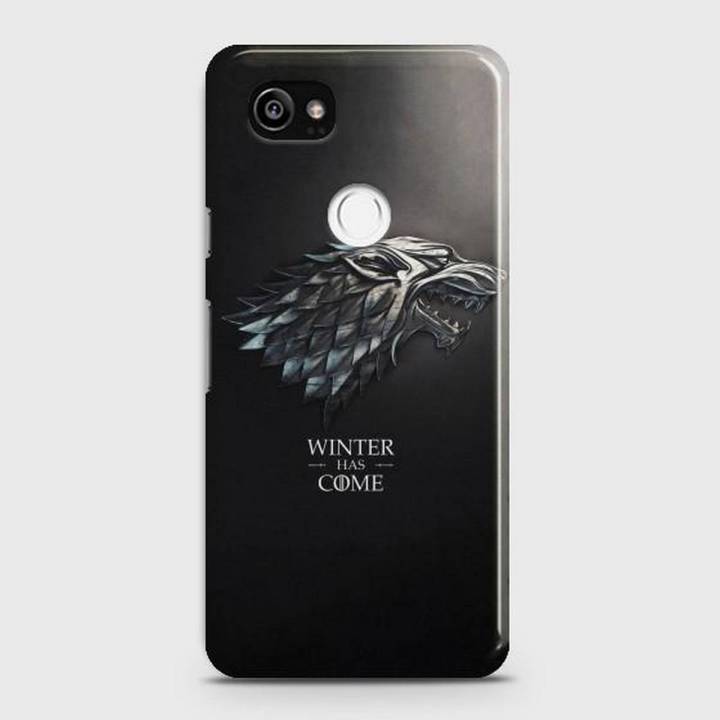 Google Pixel 2 XL Cover - SkinLee HQ Hard Case - Winter Has Come GOT - SKINLEE-599-1-352-214