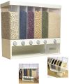 6 Grid Cereal Dispensers Food Storage Container Kitchen Storage Dispenser. 