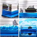 Titanic Cruise Iceberg Fluid Liquid Wave Toys Floating Toy Sculpture Stress Management Calm Relaxing Home Decor. 