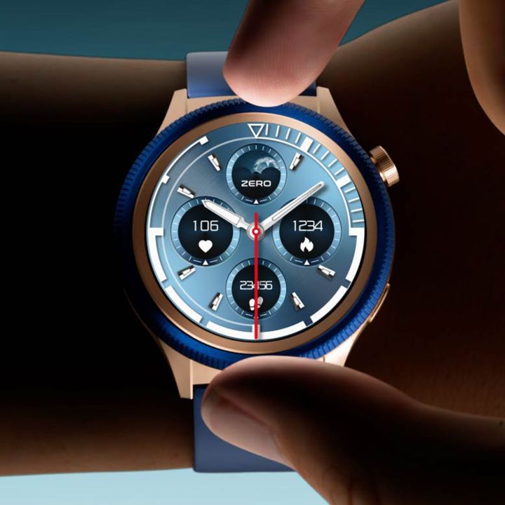 Zero%C2%AE%20Lunar%20360%20Smartwatch%201.43"%20AMOLED%20Display%20%7C%20%20Calling,%20Full%20Health%20Tracking,%20Voice%20Assistant%20%7C%20Premium%20Zinc%20Alloy%20Body%20with%20Leather+TPU%20Strap%20%7C%20Unisex%20Smartwatch%20for%20Android%20&%20iOS%20-%20Image%202