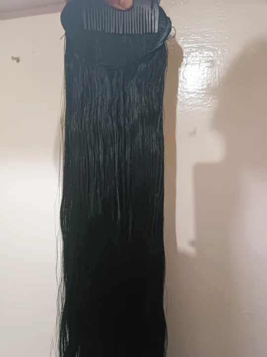 Hair%20Extension%20Black%20for%20girls%20&%20womens%2027Inch%20-%20Image%202