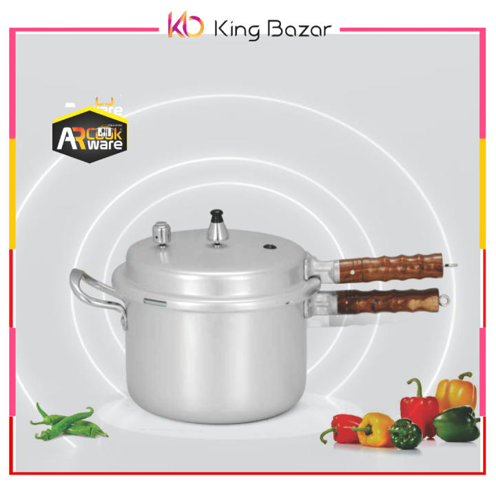 Pressure Cooker Wood Handle National 7 Ltr to 13 Liter Fine Quality