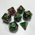 7Pcs/set Gift 7-Die D4 D6 D8 D10 Polyhedral Dice Table Game Game Dice DND Dice. 