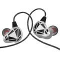 1 Original QKZ AK7 3.5Mm Wired Headphones Musician Hifi Earphone Dual Drive Bass Stereo Headset Games Sports Earphones With Mic. 