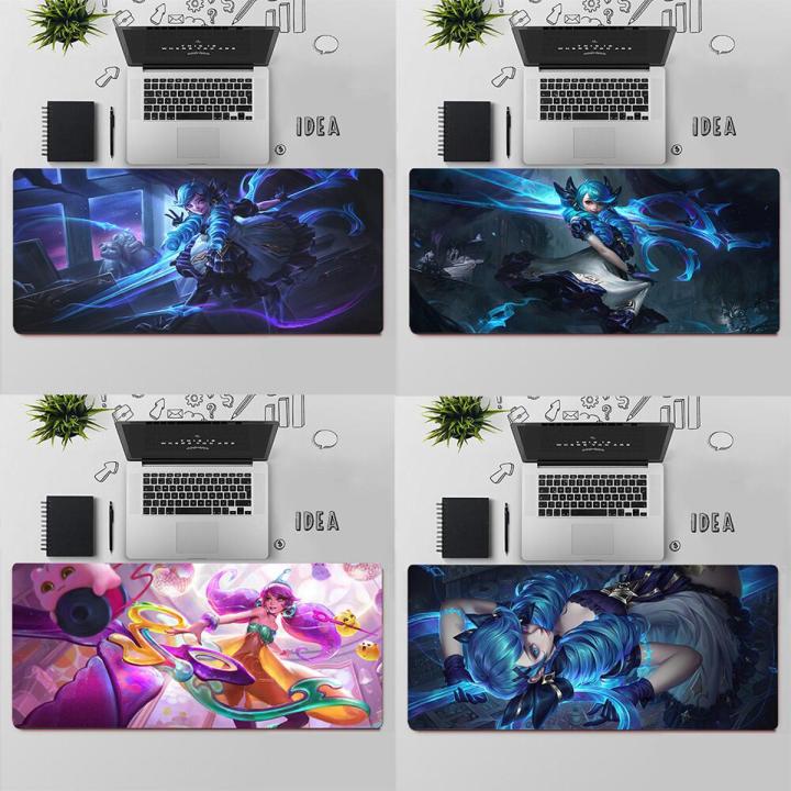 League of Legends Gwen Gaming Mouse Pad Large Mouse Pad PC Gamer Computer Mouse Mat Big Mousepad XXL Keyboard Desk Mat Mause Pad