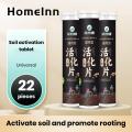 Rich Nutrition Soil Fertilizer Tablet Boost Plant Growth with 22pcs Soil Activation Fertilizer Tablets Perfect for Southeast Asian Gardens Soil Activation Tablet. 