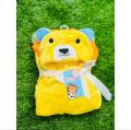 High Quality Imported Winter Baby Cartoon Character Hooded Blanket Super Soft Fluffy Hood Bedding Character Hood Blanket Cartoons Animal Wrapping Shawl For Infant Newborn Toddlers Swaddle Stroller Wrap. 