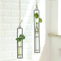 3pcs Decoration Flower Wall Vase Flower Glass Tube Vases Glass Container Wall Hanging Air Plant Flower Bottle Vase. 