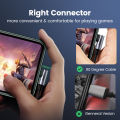 UGREEN USB C iPhone Charge Cable MFi Certified - 90 Degree USB C to Lightning Cable PD 20W Compatible with iPhone 13/13 Pro/13 Mini, iPhone 12/12 Pro/12 Pro Max, iPhone 11/8 Plus, iPad, AirPods Pro. 