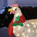 Attractive Chicken Light Widely Use Acrylic LED Scarf Chicken Night Lamp for Home. 