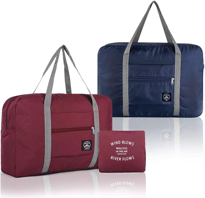 Weekender%20Bags%20for%20Women,%20Foldable%20Duffle%20Bag%20For%20Travel,%20Carry%20on%20Overnight%20Bag,%20Gym%20Bag%20Tote%20Bag%20-%20Image%204