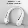 Neck Fan Portable Bladeless neck fans Portable Hanging Neck Fan Micro Cooling Strong Fan 360° Bladeless Hanging Neck Fan Rechargeable USB Mini Neck Fan for Kitchen Outdoor Travel for Summer Sports. 