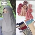 Hijabeespoint Colors Half Niqab Patti For Muslim Girls for Women & Girls (PACK OF 5). 