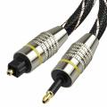 Digital Sound Toslink to Mini Toslink Cable 3.5mm SPDIF Optical Cable 5M. 