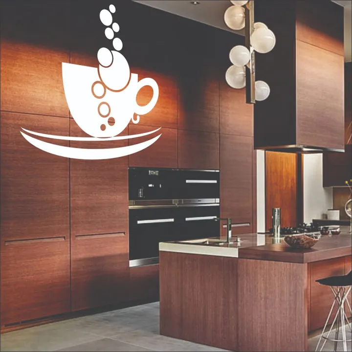 In-Style Decals Wall Vinyl Decal Home Decor Art Sticker Tea Coffee Cup ...