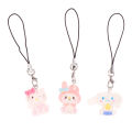 Sanrio Phone Pendant Melody Cinnamoroll Keychain Lanyard Kuromi Bag Charm Hello Kitty Hanging Rope Decoration. 