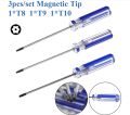 3pcs Tamper Proof Security Torx T8 T9 T10 Screwdriver For PS4 Console For XBOX One 360 Wired And Wireless Controller For PS3. 