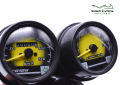Double Round Fancy Meter Speedometer  for Motorcycle Honda 70 cc Chinese Bikes Universal (Without RPM Movement)). 