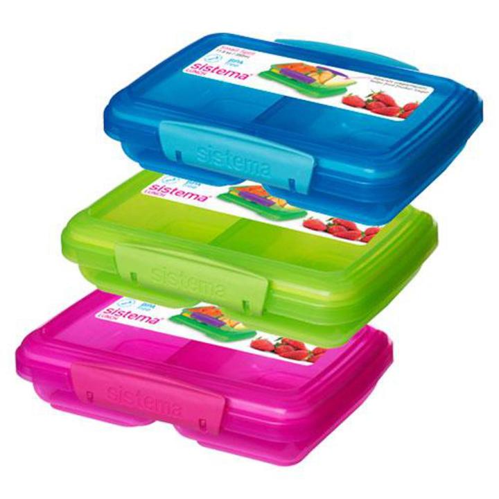 Sistema Small split lunch box imported 350 ml made in NewZealand