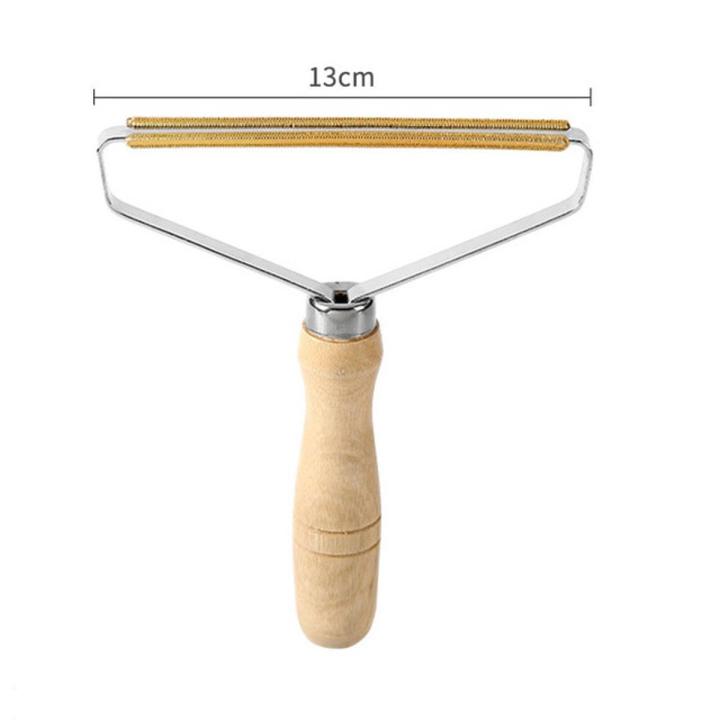 Handy Carpet Lint Remover Scraper Pet Hair Remover Brush Roller Cleaning Slicker Bobble Dual Purpose Reusable Double Hair Remove