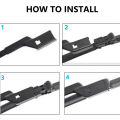 For Peugeot 2008 P24 2020 2021 2022 Frameless Wiper Blades Cutter Windscreen Windshield Cleaning Replacement Accessory 24" 16". 