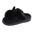 House Slippers Winter Furry Rabbit Ears Indoor Soft Comfort Footwear Shoe. 