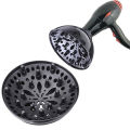 Black Universal Blower Hairdressing Salon Curly Hair Dryer Diffuser Tool Gift. 