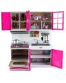 Pink Modern Kitchen Toy Set for Girls - 12 inches. 