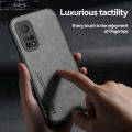 AnDyH For Xiaomi Mi 10T Pro Phone Case Skin Feel Leather Soft Silicone All Inclusive Lens Cover Casing. 