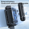 MEMO DL10 Phone Radiator Phone Cooling Fan Case Cold Wind Handle Fan for PUBG With Battery Option. 