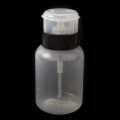 1 【Happytree】 Portable 200Ml Nail Art Pump Dispenser Polish Remover Cleaner Empty Bottle Makeup Plastic Free Shipping. 