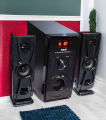 2.1 Channel Bluetooth Speaker System 6.5 Inch Bass Home Theater USB SD Compatible. 