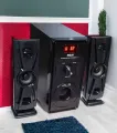 2.1 Channel Bluetooth Speaker System 6.5 Inch Bass Home Theater USB SD Compatible. 